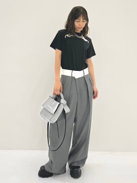 「LASTFRAME（ラストフレーム）のアイテム」を使った、STUDIOUS STAFFさん（レディース・162cm）の夏コーディネート