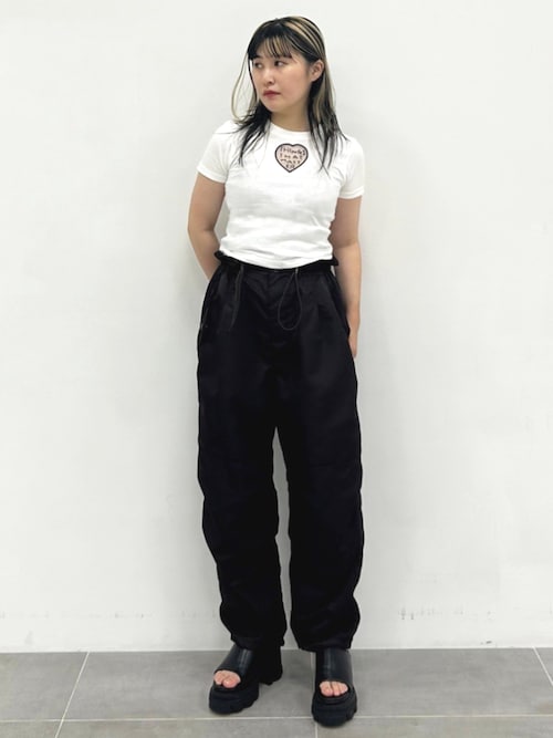 断捨離様 シャツセット XPXME】Blindfold rabbit design distressed pinky sleeveless
