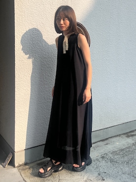 「STUDIOUS(ステュディオス)のアイテム」を使った、STUDIOUS STAFFさん(レディース・165cm)の夏コーディネート
