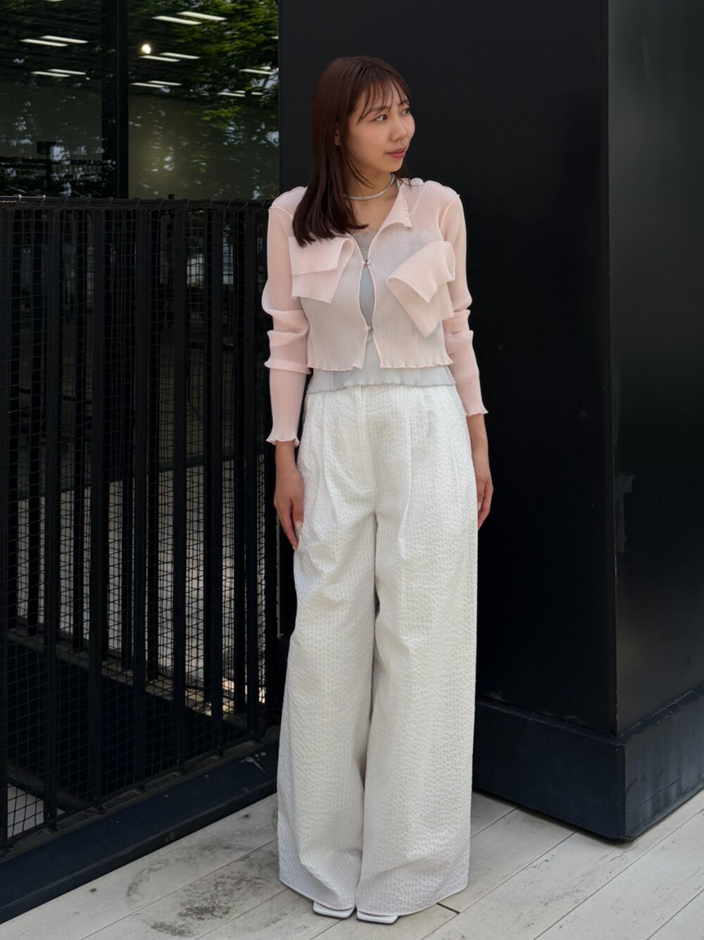 kotohayokozawa/コトハヨコザワ】《STUDIOUS別注》SHEER CARDIGAN