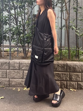 「STUDIOUS(ステュディオス)のアイテム」を使った、STUDIOUS STAFFさん(レディース・155cm)の夏コーディネート