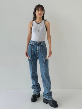 「JOHN LAWRENCE SULLIVAN（ジョンローレンスサリバン）のアイテム」を使った、STUDIOUS STAFFさん（レディース・162cm）の夏コーディネート