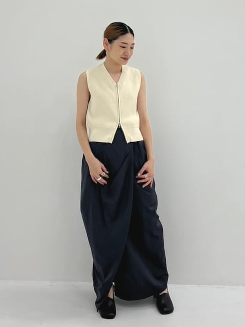TODAYFUL/トゥデイフル】サテンドレープスカート/Satin Drape Skirtを