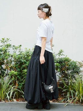 「STUDIOUS(ステュディオス)のアイテム」を使った、STUDIOUS STAFFさん(レディース・156cm)の春コーディネート