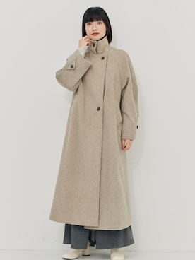 「STUDIOUS（ステュディオス）のアイテム（ジャケット/アウター）」を使った、STUDIOUS STAFFさん（レディース・160cm）の秋コーディネート