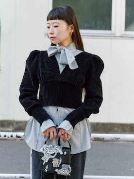 「tanakadaisuke（タナカダイスケ）のアイテム」を使った、STUDIOUS STAFFさん（レディース・156cm）の春コーディネート