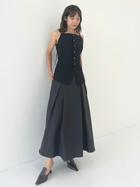 「STUDIOUS（ステュディオス）のアイテム（ワンピース/ドレス）」を使った、STUDIOUS STAFFさん（レディース・162cm）の夏コーディネート