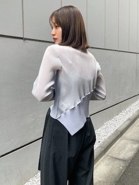 「STUDIOUS(ステュディオス)のアイテム」を使った、STUDIOUS STAFFさん(レディース・165cm)の夏コーディネート