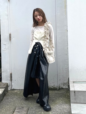 「STUDIOUS（ステュディオス）のアイテム」を使った、STUDIOUS STAFFさん（レディース・152cm）の秋コーディネート
