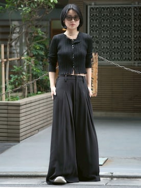 「STUDIOUS(ステュディオス)のアイテム」を使った、STUDIOUS STAFFさん(レディース・165cm)の春コーディネート