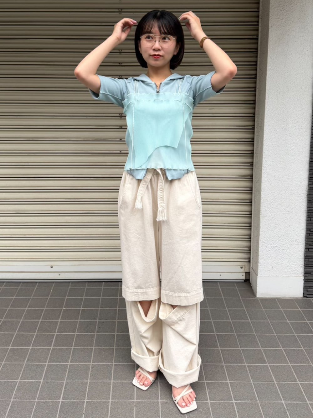kotohayokozawa/コトハヨコザワ】《STUDIOUS別注》SHEER CAMISOLE