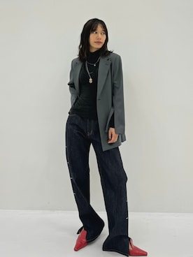 「JOHN LAWRENCE SULLIVAN（ジョンローレンスサリバン）のアイテム」を使った、STUDIOUS STAFFさん（レディース・162cm）の秋コーディネート