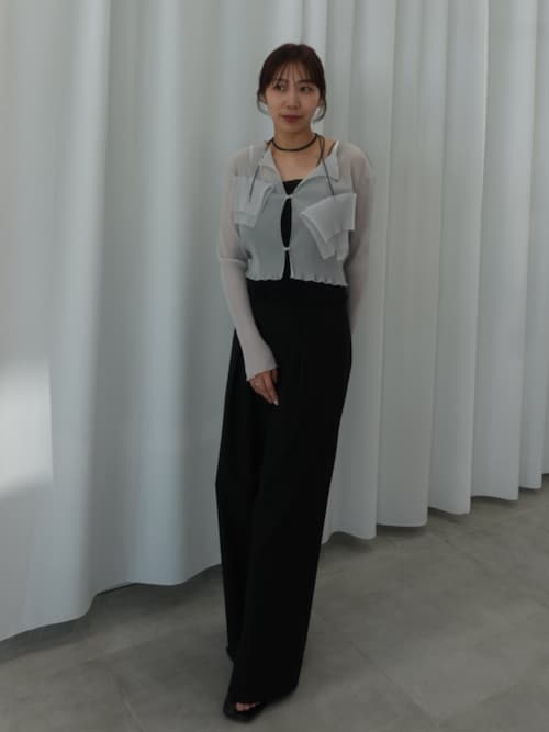 kotohayokozawa/コトハヨコザワ】《STUDIOUS別注》SHEER CARDIGAN