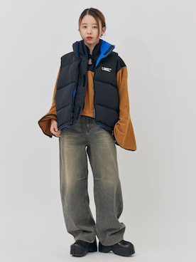 「アイテム（その他トップス、イエロー系）」を使った、STUDIOUS STAFFさん（レディース・152cm）の秋コーディネート