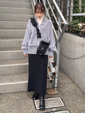 「STUDIOUS（ステュディオス）のアイテム」を使った、STUDIOUS STAFFさん（レディース・151cm）の秋コーディネート