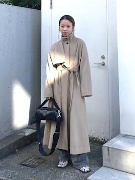 「Dessin de Mode（デッサンドモード）のアイテム（その他アウター）」を使った、STUDIOUS STAFFさん（レディース・152cm）の秋コーディネート