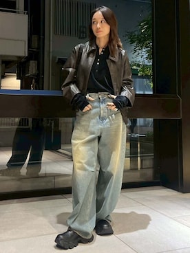 「STUDIOUS(ステュディオス)のアイテム」を使った、STUDIOUS STAFFさん(レディース・165cm)の春コーディネート