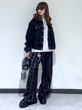 「PBLIM（ページボーイリム）のアイテム」を使った、saeさん（レディース・152cm）の秋コーディネート