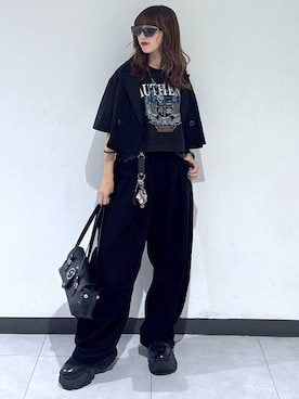 「PBLIM（ページボーイリム）のアイテム」を使った、saeさん（レディース・152cm）の夏コーディネート