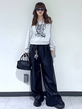 「PAGEBOY（ページボーイ）のアイテム」を使った、saeさん（レディース・152cm）の秋コーディネート