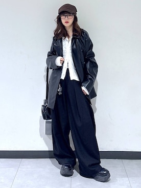 「PAGEBOY（ページボーイ）のアイテム（ジャケット/アウター）」を使った、saeさん（レディース・152cm）の春コーディネート