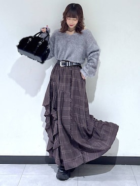 saeさん（レディース・152cm）の冬コーディネート