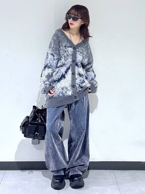 belvet ワイドデニムパンツ 新作 ワイドベルベットデニム（デニムパンツ）｜PAGEBOY（ページ