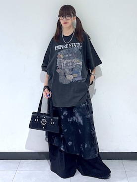 「PBLIM（ページボーイリム）のアイテム」を使った、saeさん（レディース・152cm）の夏コーディネート