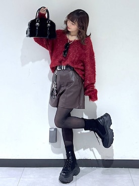 「PAGEBOY」｜saeさん（レディース・152cm）の冬コーディネート