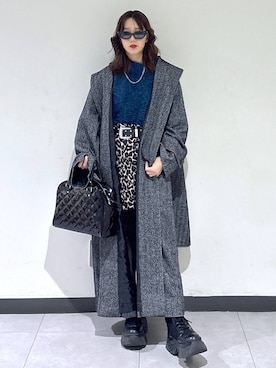 saeさん（レディース・152cm）の冬コーディネート