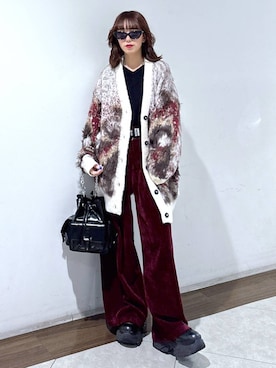 「PAGEBOY（ページボーイ）の【選べる着丈/前後2WAY/マシンウォッシャブル】マルチWAYネックプルオーバー/ニット（ニット/セーター）」を使った、saeさん（レディース・152cm・20代）の秋コーディネート