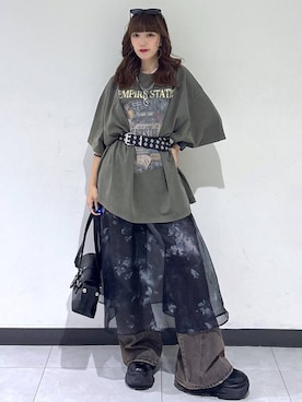 「PAGEBOY（ページボーイ）のアイテム（ワンピース）」を使った、saeさん（レディース・152cm）の夏コーディネート