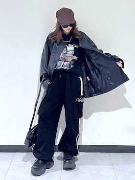 「PAGEBOY（ページボーイ）のアイテム（ジャケット/アウター）」を使った、saeさん（レディース・152cm）の春コーディネート