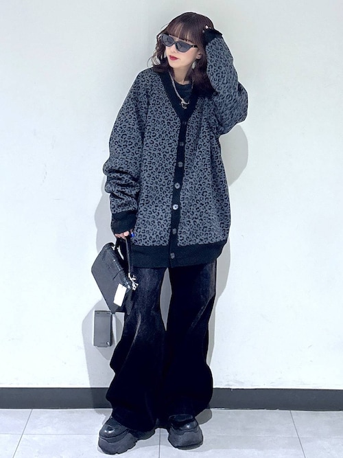 UNISEX》レオパード柄カーディガン（カーディガン/ボレロ