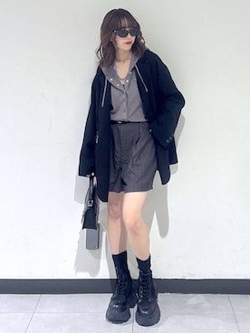 saeさん（レディース・152cm）の冬コーディネート