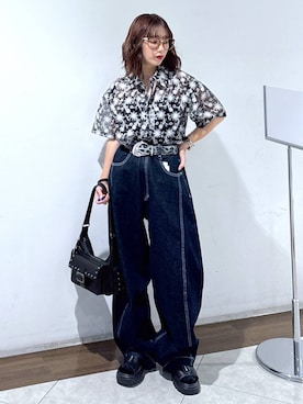 「PAGEBOY（ページボーイ）のアイテム」を使った、saeさん（レディース・152cm）の夏コーディネート
