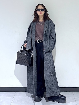 saeさん（レディース・152cm）の冬コーディネート