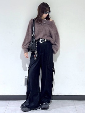 「PAGEBOY（ページボーイ）のアイテム（バッグ）」を使った、saeさん（レディース・152cm）の冬コーディネート