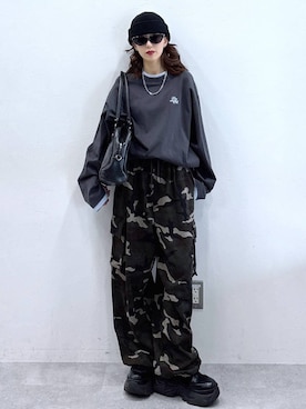 saeさん（レディース・152cm）の冬コーディネート