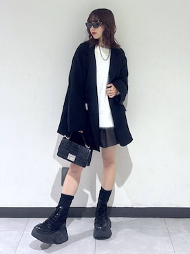 「アイテム（テーラードジャケット）」を使った、saeさん（レディース・152cm・20代）の冬コーディネート