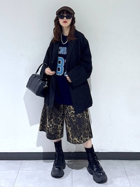 「PAGEBOY（ページボーイ）のアイテム（ジャケット/アウター）」を使った、saeさん（レディース・152cm）の春コーディネート