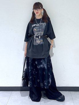 「PBLIM（ページボーイリム）のアイテム」を使った、saeさん（レディース・152cm）の夏コーディネート