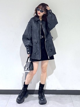 「PAGEBOY（ページボーイ）の【選べる着丈/前後2WAY/マシンウォッシャブル】マルチWAYネックプルオーバー/ニット（ニット/セーター）」を使った、saeさん（レディース・152cm）の秋コーディネート