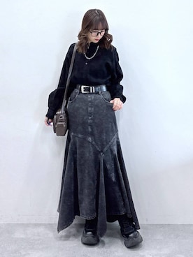 saeさん（レディース・152cm）の冬コーディネート