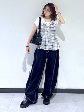 saeさん（レディース・152cm）の夏コーディネート