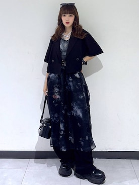 「PBLIM（ページボーイリム）のアイテム」を使った、saeさん（レディース・152cm）の夏コーディネート