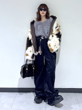 「PAGEBOY（ページボーイ）のアイテム（ジャケット/アウター）」を使った、saeさん（レディース・152cm）の冬コーディネート