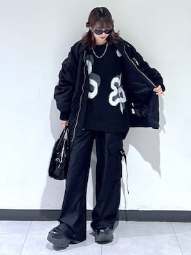 「PBLIM（ページボーイリム）のアイテム」を使った、saeさん（レディース・152cm）の冬コーディネート