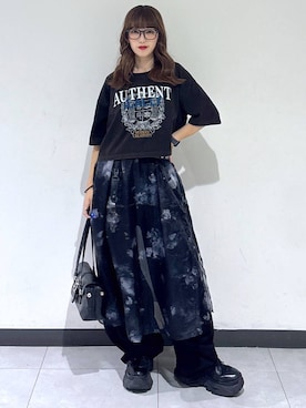 「PBLIM（ページボーイリム）のアイテム」を使った、saeさん（レディース・152cm）の夏コーディネート