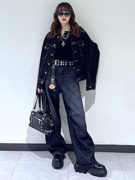 「PBLIM（ページボーイリム）のアイテム」を使った、saeさん（レディース・152cm）の夏コーディネート